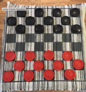 Rug Checkers Game